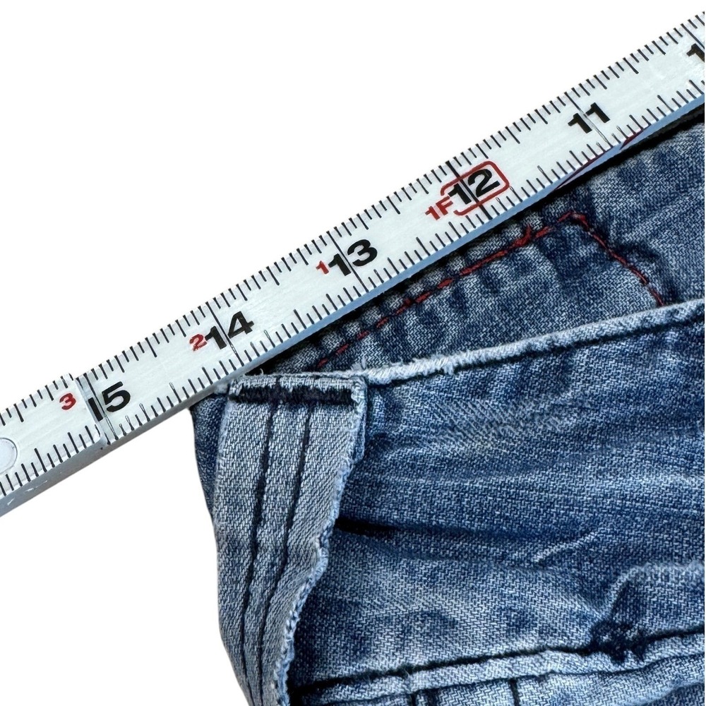 VINTAGE RARE True Religion Sammy Short Sz 27 Low Rise Y2K Vintage Casual - Picture 10 of 12